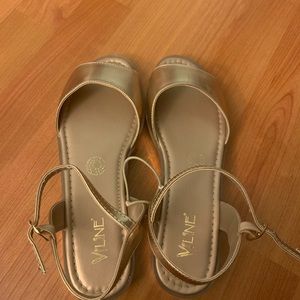 Tannish/ gold sandals size 8.5